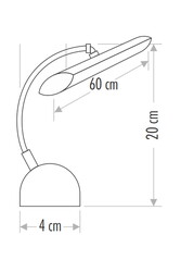 120620266a2c046eb0f83.jpeg Cata CT-5219 10W Ledli Kuğu Aplik Günışığı