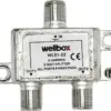 Wellbox 1/2 5-2400 Mhz Splitter