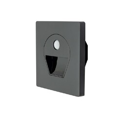 120620266a2c04f284c2b.jpeg Cata CT-5170 1W Sensörlü Ledli Koridor Armatürü Siyah Kasa Günışığı