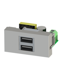 120620266a2c0526794f0.png Nead 45*22,5 mm Çiftli USB Şarj Adaptörü