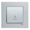 120620266a2c052977680.jpeg Viko Artline Novella/Trenda Işıklı Light Anahtarı Düğmesi Gümüş