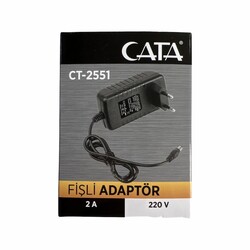 120620266a2c0533d27e7.jpeg Cata CT-2551 25W 2 Amper Fişli Adaptör