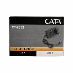 120620266a2c053462fb6.jpeg Cata CT-2552 3,5 Amper Fişli Adaptör