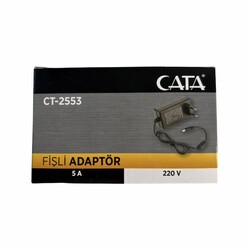120620266a2c0534dee6c.jpeg Cata CT-2553 5 Amper 220v Fişli Adaptör