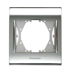 120620266a2c059542200.jpeg Viko Panasonic Thea Blu Chrome+Beyaz Tekli Çerçeve