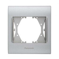 120620266a2c0595c8ee8.jpeg Viko Panasonic Thea Blu Chrome Matt+Beyaz Tekli Çerçeve