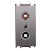 120620266a2c06cc672a8.jpeg Viko Panasonic Thea Modüler Antrasit 1M Müzik Yayın Prizi Mekanizma + Düğme/Kapak