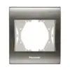 Thea Panasonic Blu Inox+Matt Beyaz Tekli Çerçeve