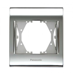 120620266a2c079a93650.jpeg Viko Panasonic Thea Blu Chrome + Beyaz Tekli Çerçeve