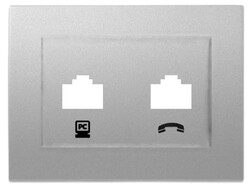 120620266a2c081559016.jpeg Viko Panasonic Thea Blu Beyaz Data Nümeris Telefon Prizi Düğme/Kapak