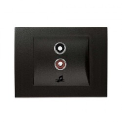 120620266a2c0822a2a86.jpeg Viko Panasonic Thea Blu Siyah Müzik Yayın-Hoparlör Prizi Düğme/Kapak