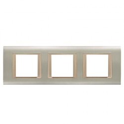 120620266a2c082c6c00a.jpeg Viko Panasonic Thea Sistema Inox Matt + Dore 3X2M Çerçeve