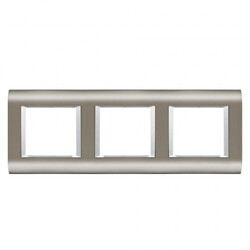 120620266a2c082d026a8.jpeg Viko Panasonic Thea Sistema Inox + Metalik Beyaz 3X2M Çerçeve