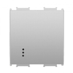 120620266a2c0e99ea2aa.jpeg Viko Panasonic Thea Modüler Metalik Beyaz 2M Işıklı Anahtar Düğme/Kapak