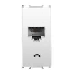 120620266a2c0ea1c2511.jpeg Viko Panasonic Thea Modüler Opak Beyaz 1M Nümeris Telefon Prizi Cat3 Mekanizma + Düğme/Kapak