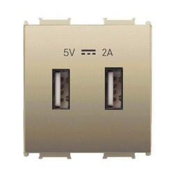120620266a2c0ea48b705.jpeg Viko Panasonic Thea Modüler Dore 2M USB Priz Mekanizma + Düğme/Kapak