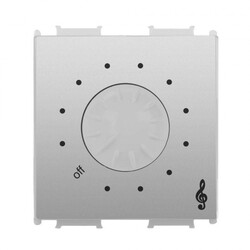 120620266a2c0ea5a412b.jpeg Viko Panasonic Thea Modüler Metalik Beyaz 2M Müzik Yayın Anahtarı Mekanizma + Düğme/Kapak