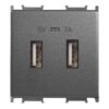 120620266a2c131aa7f2a.jpeg Viko Panasonic Thea Modüler Priz USB Şarj 5V 2A Metalik Beyaz