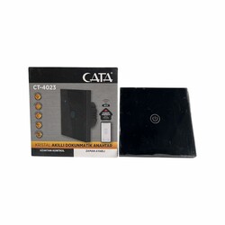 120620266a2c1650cf15b.jpeg Cata Akıllı Tekli Anahtar Siyah Kasa CT-4023