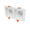 Cata CT-5237 2'li Pars Kare Spot Beyaz Kasa