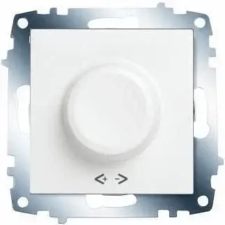 120620266a2c1a74d8019.webp Viko Karre/Meridian Beyaz Rotatif Dimmer R 40-600W (Çerçeve Hariç) 90967047