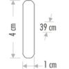 120620266a2c1a75864b0.jpeg Cata CT-2464 10 Watt 39cm Ledli Cabinet Usb Şarjlı Sensörlü Armatür Günışığı Siyah Kasa
