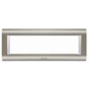 120620266a2c1aa51968b.jpeg Viko Panasonic Thea Sistema Inox + Metalik Beyaz 7M Çerçeve