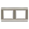 120620266a2c1aa5a6451.jpeg Viko Panasonic Thea Sistema Inox + Metalik Beyaz 2X2M Çerçeve