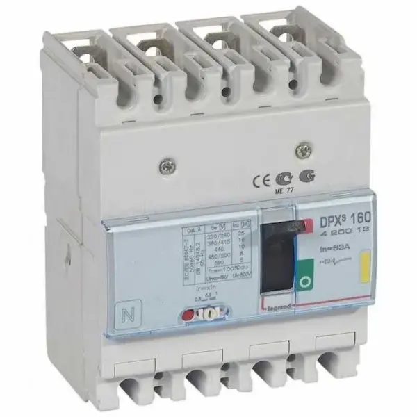 120620266a2c1c48c77f3.webp Legrand - 422558 DPX3 1600 3P 800A 50kA Termik Manyetik Kompakt Şalter