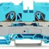 Wago 2 İletkenli 16 (10) mm2 Ray Klemens Mavi