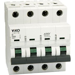 120620266a2c1e752bae9.jpeg Viko - 10VTB-4C50N 4x50A 4,5kA C Tipi Otomatik Sigorta