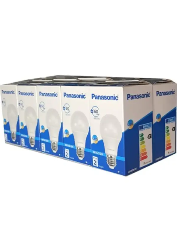 120620266a2c1ea64a99d.webp Panasonic 8.5 W – 60 W 10 lu LED Ampul E-27 Duy Beyaz Işık