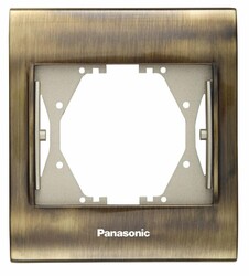 120620266a2c217c24fd6.jpeg Viko Panasonic Thea Blu Antique+Dore Tekli Çerçeve