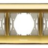 Viko Panasonic Thea Blu Gold + Dore Üçlü Çerçeve