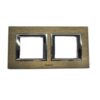 Viko Panasonic Thea Ultima Eloxal Bronz 2x2 Çerçeve