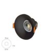 Cata Ct-5091 Modern Dekoratif Spot (Siyah)