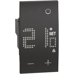 120620266a2c232383ed6.jpeg Bticino Elektronik Ortam Termostatı 2A 240V 2M Siyah