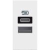 Bticino Classia USB Şarj Prizi Type C ve A 1M Beyaz