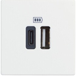 120620266a2c23d151ac5.jpeg Bticino Classia Type C ve A USB Şarj Prizi 3A 230V 2M Beyaz