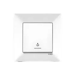 120620266a2c24132f740.webp Viko Karre/Meridian Beyaz Işıklı Light Mekanizma (Çerçeve Hariç) 90967014