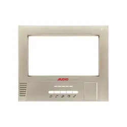 120620266a2c253033b4c.webp Audio 7" Diafon Tuş Takımlı Kapak Kare Modern Bronz