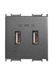 120620266a2c2539c0ee5.jpeg Viko Panasonic Thea Modüler Füme Priz USB Şarj 5V 2A