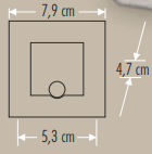 120620266a2c266372e69.png Cata CT-5183 1.5w Radar Sensörlü Fotoselli Koridor Armatürü Günışığı