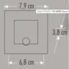 Cata CT-5183 1.5W Radar Sensörlü Koridor Kare Beyaz
