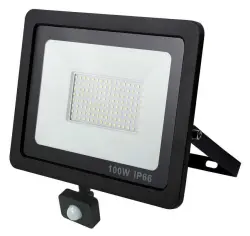 120620266a2c26a0eef02.webp Jupiter 100W Sensörlü Led Projektör Beyaz Işık
