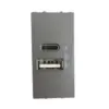 Thea Panasonic Modüler Füme Usb Type A+C 5V 3A Mekanizma
