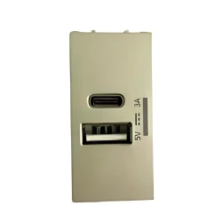 120620266a2c2715d074c.webp Thea Panosonic Modüler Dore USB Type A+C 5V 3A Mekanizma