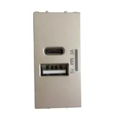 120620266a2c27168d32c.webp Thea Panasonic Modüler Metalik Beyaz Usb Type A+C 5V 3A