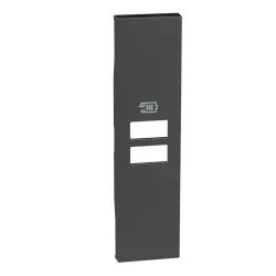 Bticino Living Now - 1M kapak 2 USB siyah
