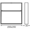 Jupiter 6W LW453 Led Bahçe Aplik 3000K Günışığı